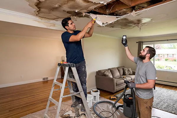 Ceiling Water Damage Restoration Hurst