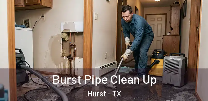 Burst Pipe Clean Up Hurst - TX