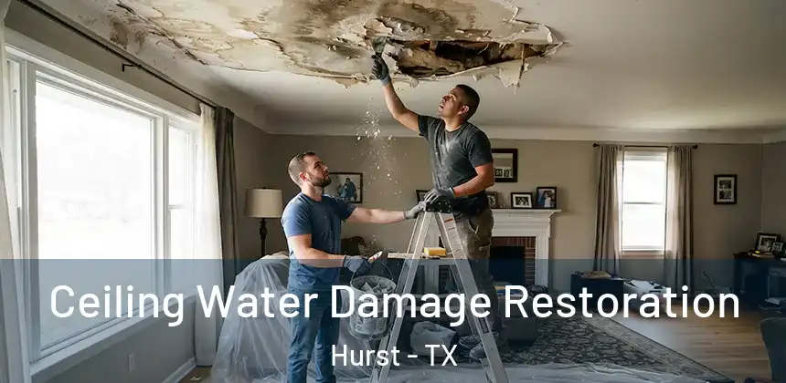 Ceiling Water Damage Restoration Hurst - TX