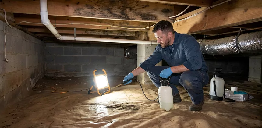 Crawl Space Mold Treatment in Hurst